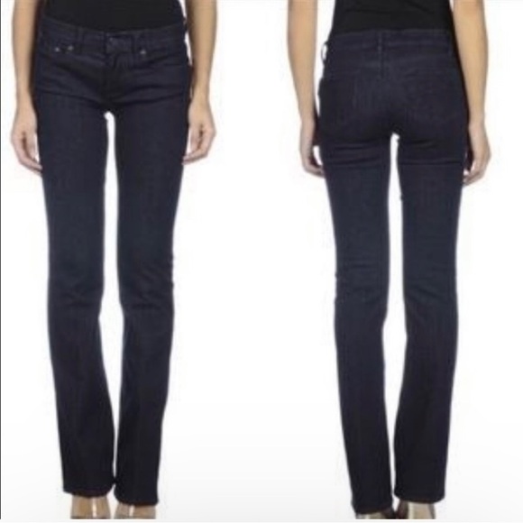 Tory Burch classic black boot cut jeans 27 - Picture 8 of 9